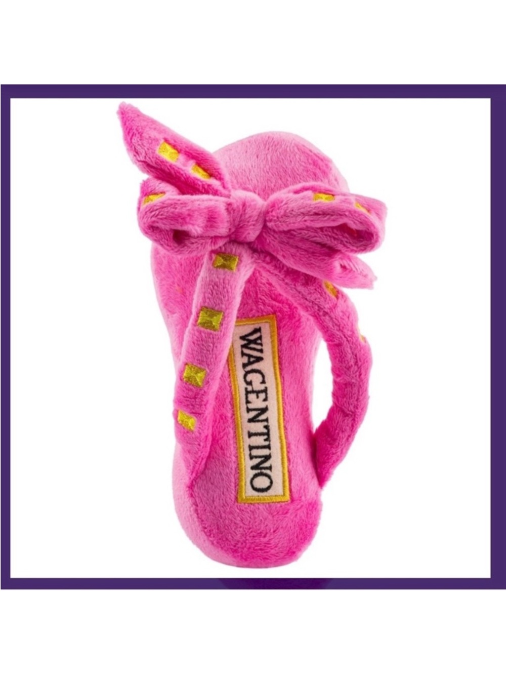 🆕- Haute Diggity Dog Wagentino Plush Designer Dog Toys With Interactive Squeaker